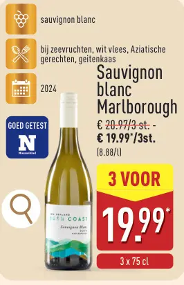 Promotie: Sauvignon blanc Marlborough