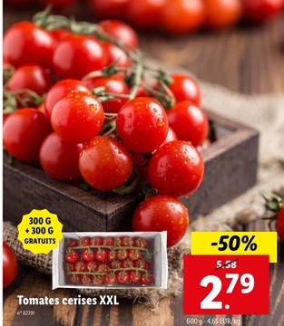 Offre: Tomates cerises XXL