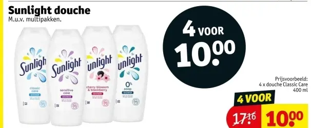 Promotie: Sunlight douche