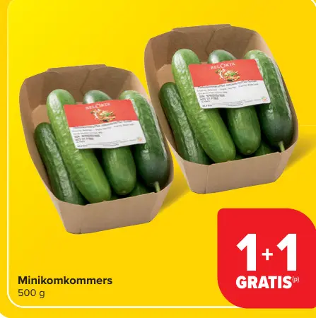 Promotie: Minikomkommers