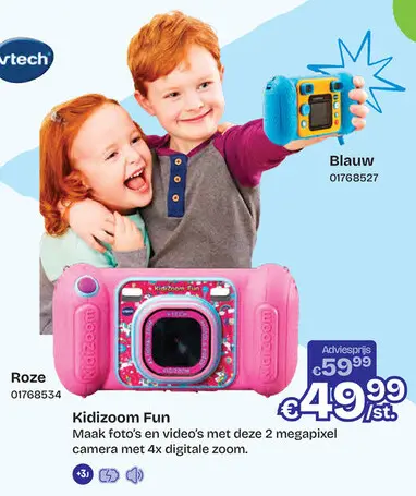 Promotie: KidiZoom Fun roze