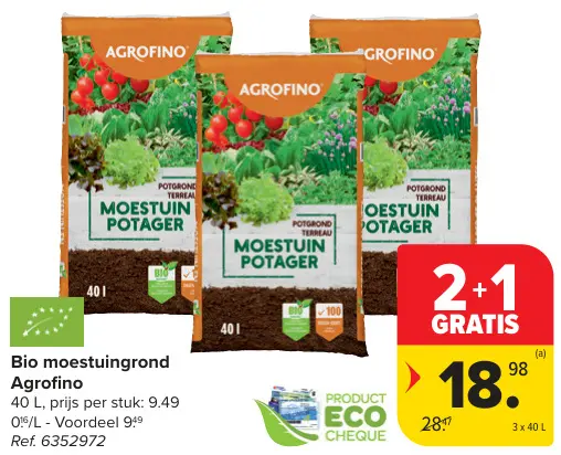 Promotie: Bio moestuingrond