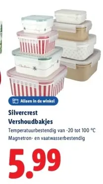 Aanbieding: Vershoudbakjes