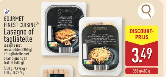 Aanbieding: Lasagne of tagliatelle