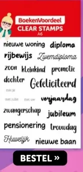 Aanbieding: Clear stamps