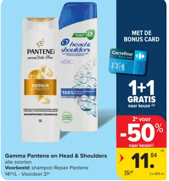 Aanbieding: Gamma Pantene en Head & Shoulders