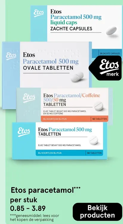 Aanbieding: Paracetamol