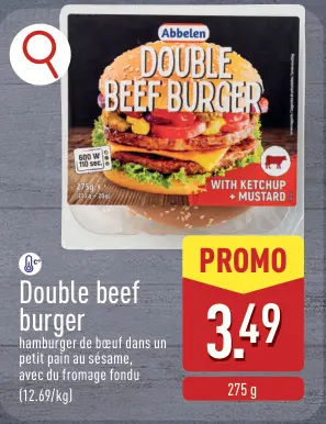 Offre: Double beef burger