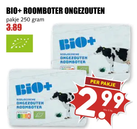 Aanbieding: Roomboter ongezouten