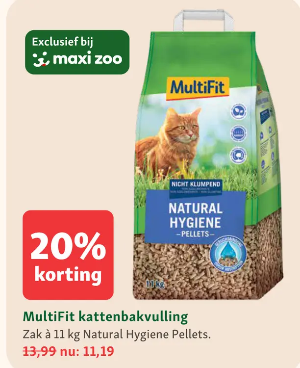 Aanbieding: kattenbakvulling