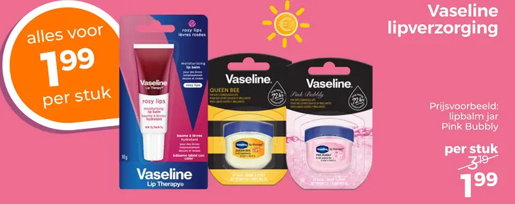 Aanbieding: Lipbalm jar Pink Bubbly