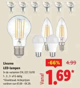 Aanbieding: LED-lampen
