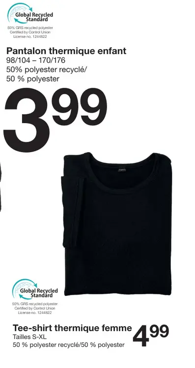 Offre: Tee-shirt thermique femme
