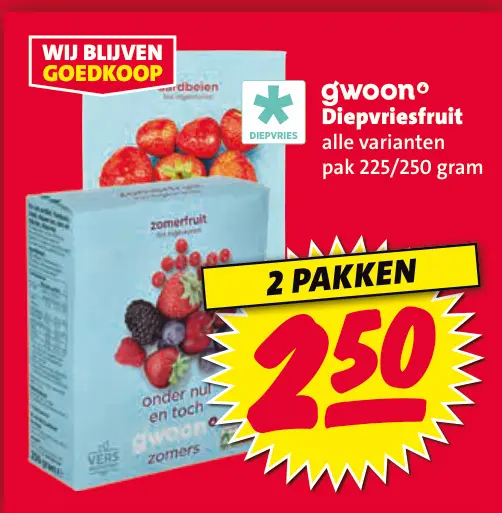 Aanbieding: Diepvriesfruit