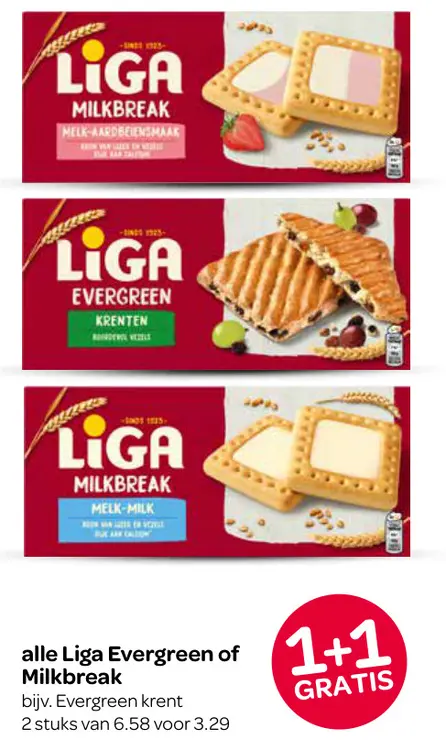 Aanbieding: Liga Evergreen of Milkbreak