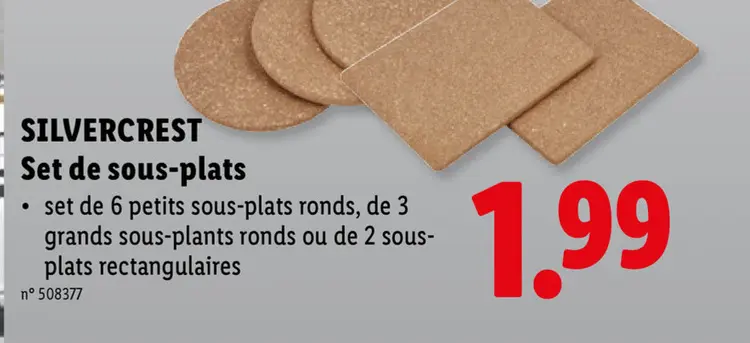 Offre: Set de sous-plats