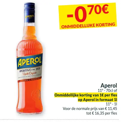 Promotie: Aperol
