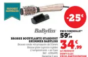 Offre: Brosse soufflante stardust shimmer BaByliss