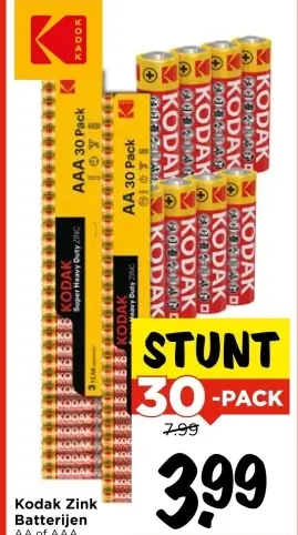 Aanbieding: Kodak Zink Batterijen