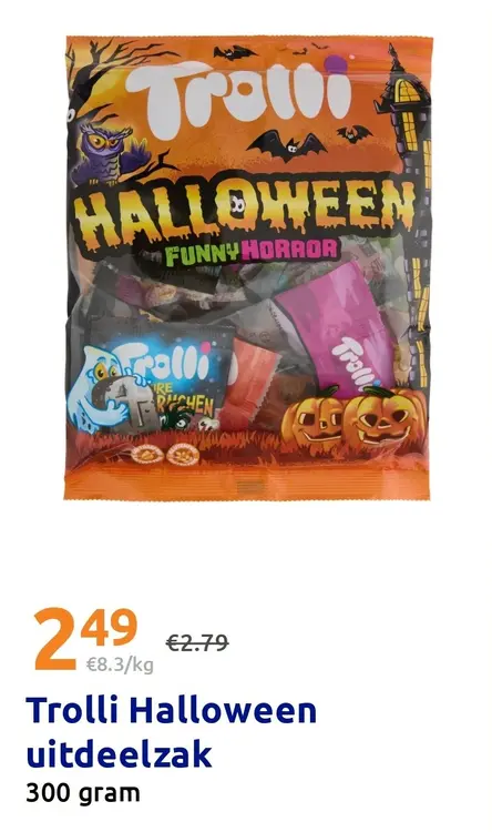 Promotie: Trolli Halloween uitdeelzak