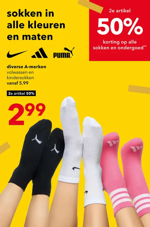 Aanbieding: sokken