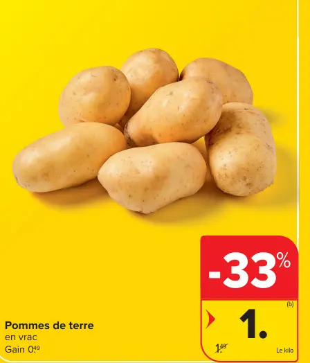 Offre: Pommes de terre