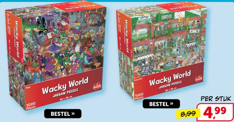 Promotie: Wacky World legpuzzel