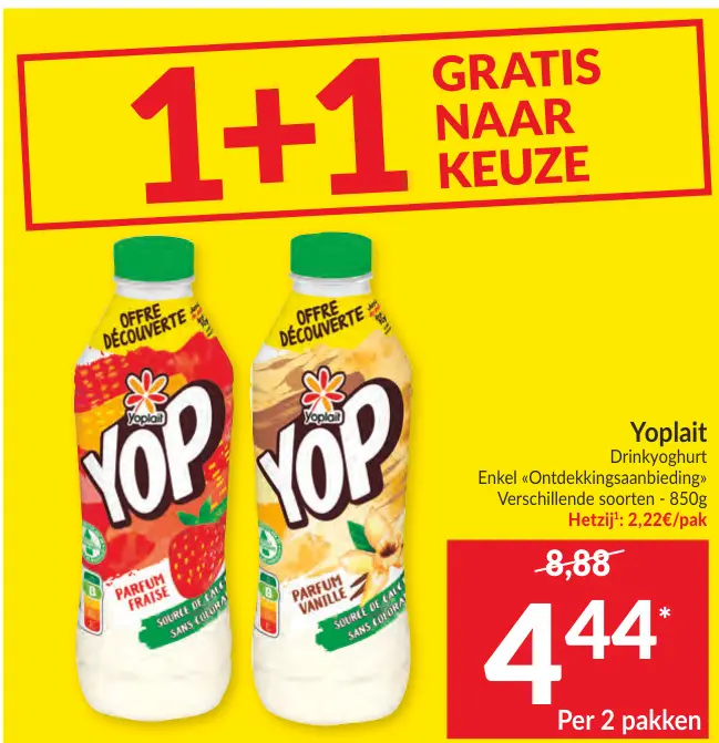 Promotie: Drinkyoghurt