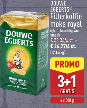 Promotie: Filterkoffie moka royal