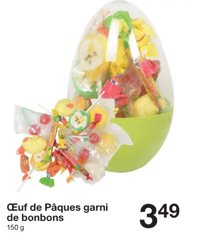 Offre: Œuf de Pâques garni