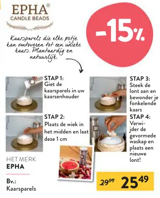 Promotie: Kaarsparels