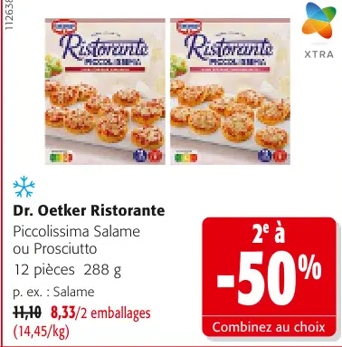 Offre: Ristorante Piccolissima Salame ou Prosciutto