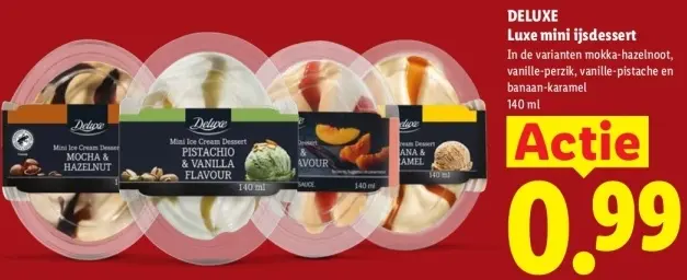 Aanbieding: Deluxe Luxe mini ijsdessert