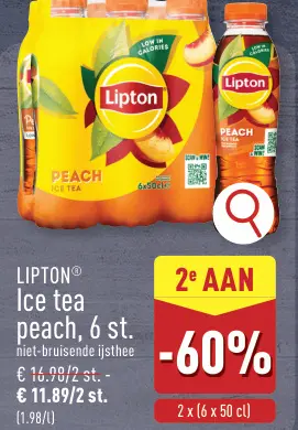 Promotie: Ice tea peach