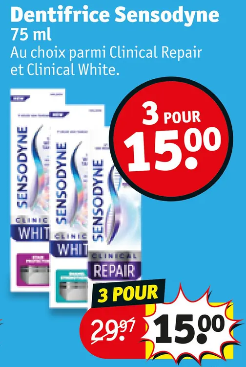 Offre: Dentifrice