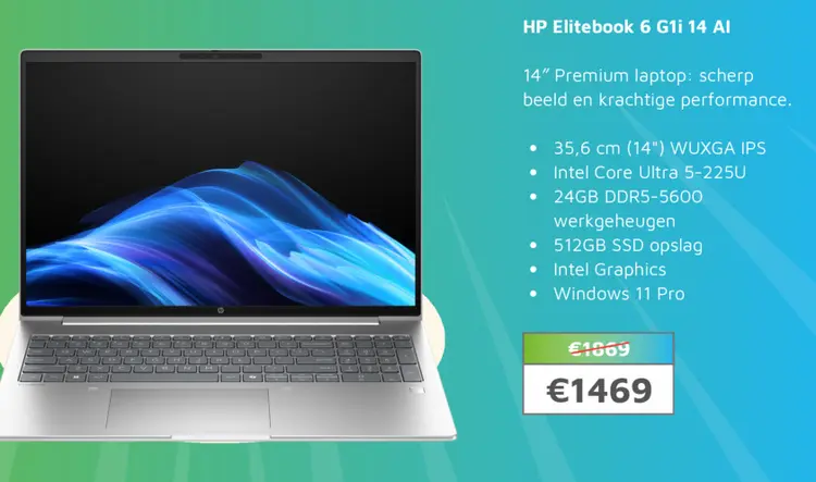 Aanbieding: HP Elitebook 6 G1i 14 AI