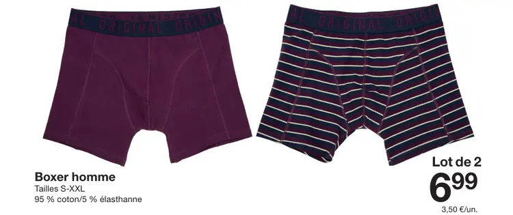 Offre: Boxer homme