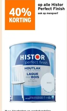 Aanbieding: Histor Perfect Finish Houtlak