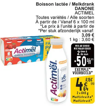 Aanbieding: Boisson lactée / Melkdrank