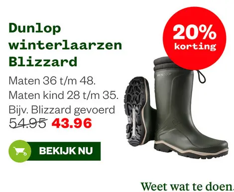 Aanbieding: winterlaarzen Blizzard