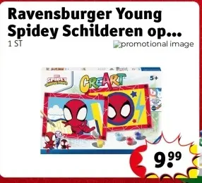 Aanbieding: Ravensburger Young Spidey Schilderen op Nummer