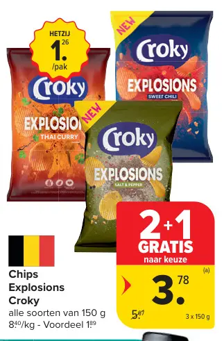 Promotie: Chips Explosions