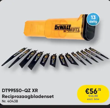 Promotie: Reciprozaagbladenset