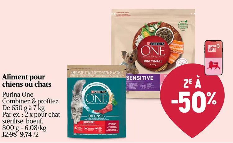 Offre: Aliment pour chiens ou chats