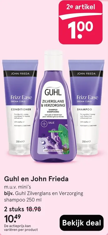 Aanbieding: Guhl en John Frieda