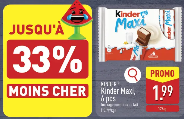 Offre: Kinder Maxi
