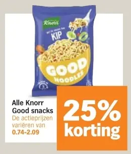 Aanbieding: Alle Knorr Good snacks