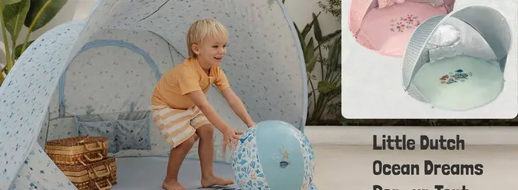 Aanbieding: Little Dutch Ocean Dreams Pop-up Tent Blauw