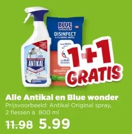 Aanbieding: Antikal en Blue Wonder