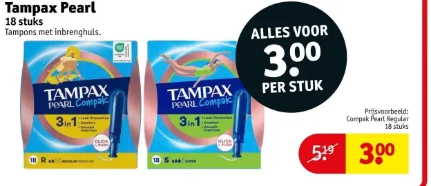 Aanbieding: Tampax Pearl